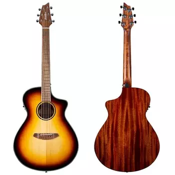 Акустическая гитара Breedlove Discovery S Concert Edgeburst CE Sitka Acoustic Electric Guitar