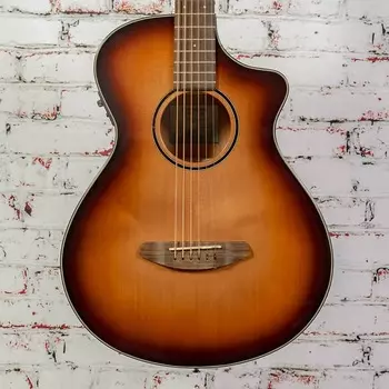 Акустическая гитара Breedlove Discovery S Concertina - Edgeburst CE - красный кедр-африканское красное дерево