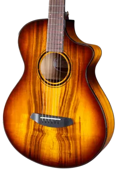 Акустическая гитара Breedlove ECO Pursuit Exotic S Concertina CE Acoustic-Electric Guitar - Tiger's Eye