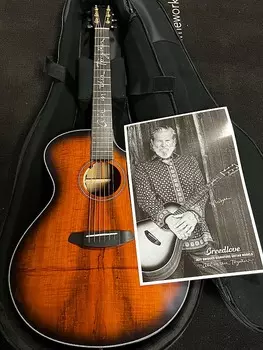Акустическая гитара Breedlove Jeff Bridges Oregon Concerto CE 2020 - Bourbon Burst