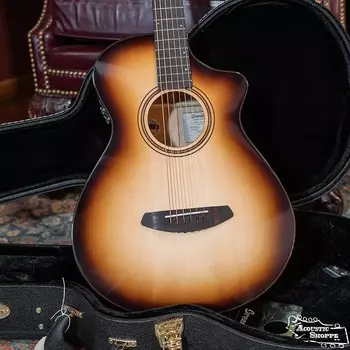 Акустическая гитара Breedlove Organic Pro Artista Concertina European Spruce/Myrtlewood Burnt Amber Cutaway со звукоснимателем Fishman #7545 ARCA50CEEUMY