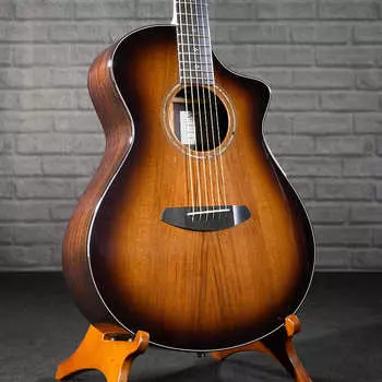 Акустическая гитара Breedlove Premier Concert Edgeburst CE Redwood Acoustic Guitar