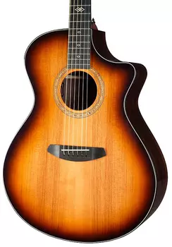 Акустическая гитара Breedlove Premier Concerto CE A/E Guitar - Edgeburst Redwood/East Indian Rosewoo