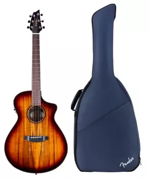 Акустическая гитара Breedlove Pursuit Exotic S Concert Edgeburst CE Acoustic Electric Koa w/Bag
