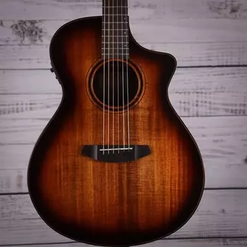 Акустическая гитара Breedlove Pursuit Exotic S Concert Edgeburst CE | Коа | PSCN44CEKOKO Pursuit Exotic S Concert CE Acoustic-Electric Guitar, Koa-Koa