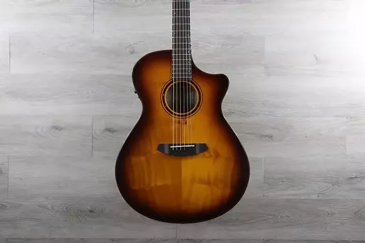 Акустическая гитара Breedlove Pursuit Exotic S Concerto Tiger's Eye CE Myrtlewood / Tiger's Eye