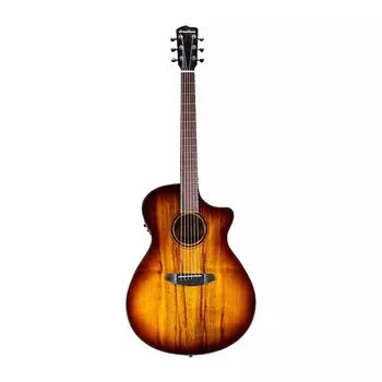 Акустическая гитара Breedlove Pursuit Exotic S Concerto 6-String Myrtlewood Made Acoustic Guitar CE with Slim Neck Profile and Pinless Bridge