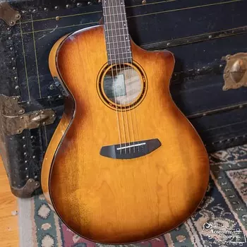 Акустическая гитара Breedlove Pursuit Exotic S Concerto All Myrtlewood Tiger's Eye Cutaway со звукоснимателем Fishman #3733 PSCO42CEMYMY