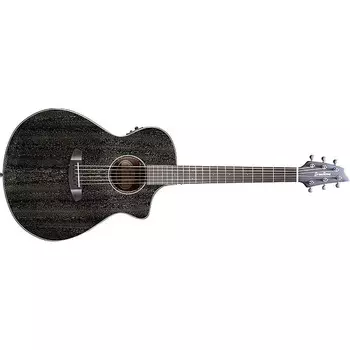 Акустическая гитара Breedlove Rainforest S Concert Black Gold CE African mahogany-African mahogany