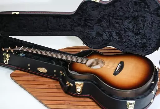 Акустическая гитара Breedlove USA Concert CE Acoustic-Electric Guitar, Whiskey Burst Sitka Spruce/Myrtlewood