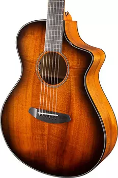 Акустическая гитара Breedlove USA Oregon Concert Bourbon CE Myrtlewood A/E Guitar w/ Hard Case