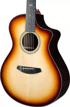Акустическая гитара Breedlove USA Premier Concert Burnt Amber CE Acoustic-Electric Guitar w/ Case