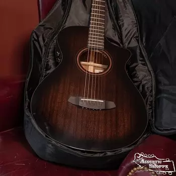 Акустическая гитара Breedlove Wildwood Pro Concertina All Mahogany Suede Cutaway со звукоснимателем Fishman #9848 WWCA38CEAMAM