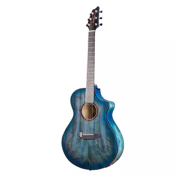 Акустическая гитара Breelove PURSUIT EXOTIC S CONCERT BLUE EYES CE 2023 - Gloss