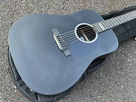 Акустическая гитара C. F. Martin DX Johnny Cash Acoustic-Electric Guitar Black