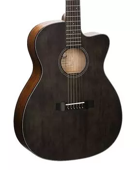 Акустическая гитара Cort COREOCOTPB Core Series Spruce Acoustic Electric Guitar. Open Pore Trans Black
