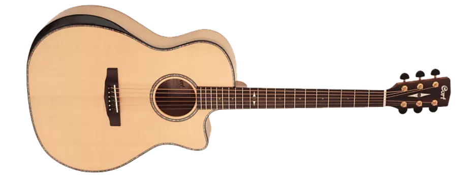 Акустическая гитара Cort GA-MY Bevel, Grand Auditorium Cutaway w/ Bevel Cut Arm Rest, Solid Sitka Spruce Top