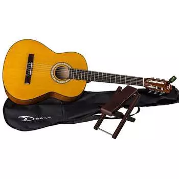 Акустическая гитара Dean PC PK Nylon String Guitar Starter Kit Classical Pack w/Gig Bag & Foot Stool new