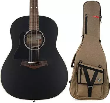 Акустическая гитара для левшей Taylor American Dream AD17 Walnut — черный комплект с сумкой для акустической гитары Gator Transit — желтовато-коричневый Taylor + Gator AADS034000017051328=1 GT-ACOUSTIC-TAN=1