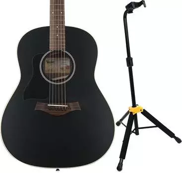 Акустическая гитара для левшей Taylor American Dream AD17 Walnut - комплект Blacktop с подставками Hercules GS414B PLUS для одной гитары с системой автоматического захвата Taylor + Hercules Stands AADS034000017051328=1 GS414B PLUS=1
