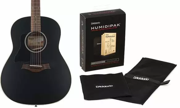 Акустическая гитара для левшей Taylor American Dream AD17 Walnut — комплект Blacktop с увлажнителем D'Addario, поддерживающим автоматическую систему контроля влажности Taylor + D'Addario AADS034000017051328=1 PW-HPK-01=1