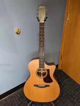 Акустическая гитара Eastman AC122-2CE Natural Finish Electric-Acoustic Guitar w/ Deluxe Gig Bag