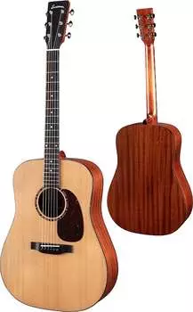 Акустическая гитара Eastman Dreadnought E2D Solid Sapele B&S Cedar Top w/Padded gig bag