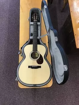 Акустическая гитара Eastman Orchestra Model E8OM Guitar W/Thermo Cure Top, LR Baggs Element Pickup, & Hardshell Case