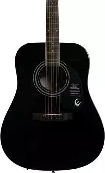 Акустическая гитара Epiphone DR-100 Dreadnought — черное дерево EA10EBCH1