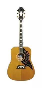 Акустическая гитара Epiphone Masterbilt Excellente Acoustic-Electric Guitar, Antique Natural Aged