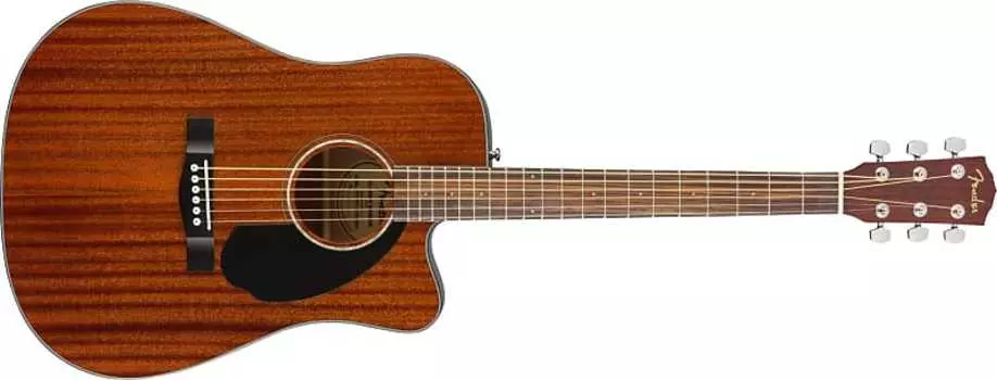 Акустическая гитара Fender 0970113022 CD-60SCE Dreadnought, Walnut Fingerboard - All-Mahogany