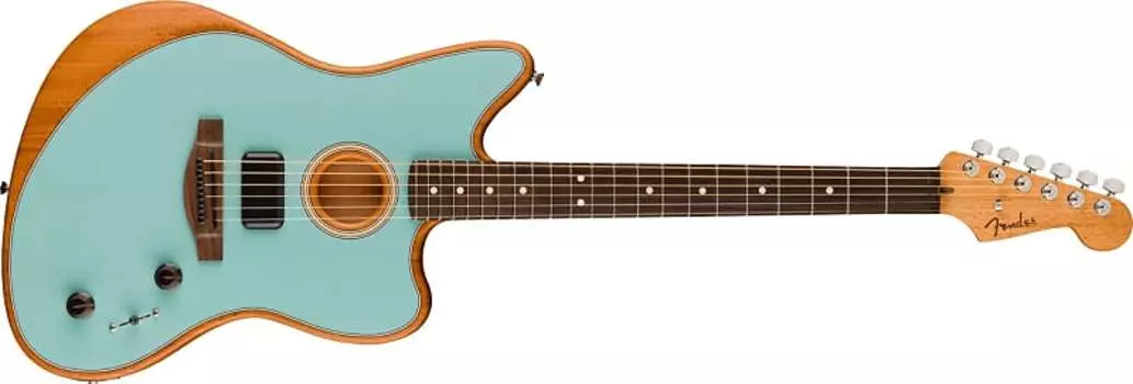 Акустическая гитара Fender Acoustasonic Player Jazzmaster Electric Guitar, Rosewood Fingerboard, Ice Blue