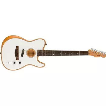 Акустическая гитара Fender Acoustasonic Player Telecaster Guitar, Rosewood Fretboard, Arctic White