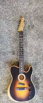Акустическая гитара Fender Acoustasonic Player Telecaster, Rosewood Fingerboard, Shadow Burst | Includes Molded Gigbag