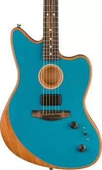 Акустическая гитара Fender American Acoustasonic Jazzmaster Acoustic-Electric, Ocean Turquoise