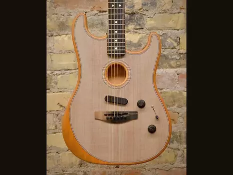 Акустическая гитара Fender American Acoustasonic Stratocaster 2021 Sonic Blue