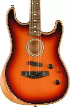 Акустическая гитара Fender American Acoustasonic Stratocaster Acoustic-Electric, 3-Color Sunburst