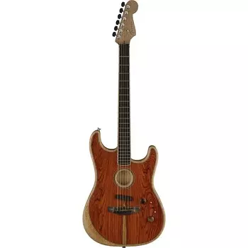 Акустическая гитара Fender American Acoustasonic Stratocaster Acoustic Guitar, Ebony Fingerboard, Cocobolo