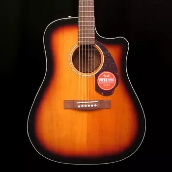 Акустическая гитара Fender CD-140SCE Dreadnought, Sunburst w/Case