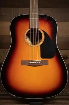 Акустическая гитара Fender CD-60 Dreadnought V3 with Case, Walnut FB, Sunburst