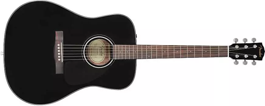 Акустическая гитара Fender CD-60 Dreadnought V3 w/Hard Case Black