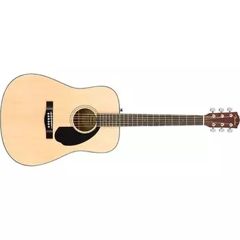 Акустическая гитара Fender CD-60S Dreadnought Acoustic Guitar, Walnut Fingerboard, Natural