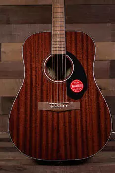 Акустическая гитара Fender CD-60S Dreadnought, Walnut FB, All-Mahogany