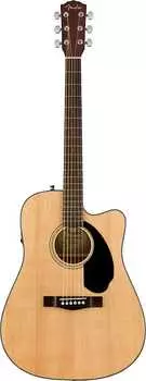 Акустическая гитара Fender CD-60SCE Dreadnought, натуральный цвет 097-0113-021