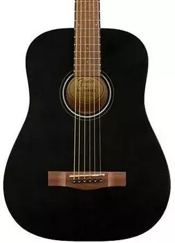 Акустическая гитара Fender FA-15 в масштабе 3/4 с чехлом черного цвета Fender FA-15 3/4 Scale Guitar with Gig Bag