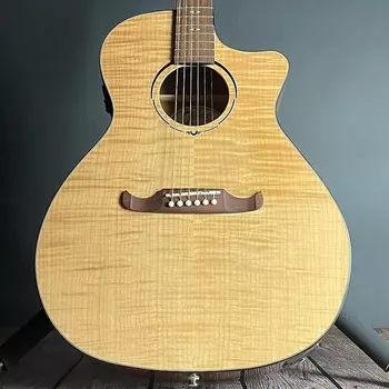 Акустическая гитара Fender FA-345CE Auditorium Acoustic, Walnut Fingerboard- Natural