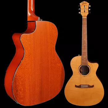 Акустическая гитара Fender FA-345CE Auditorium, Walnut Fb, Natural 4lbs 7.1oz