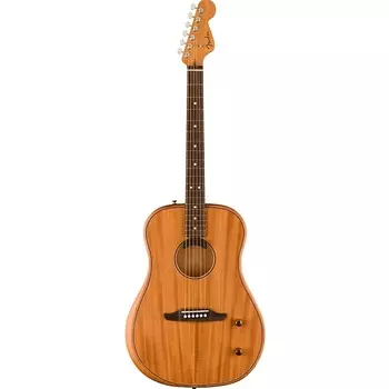 Акустическая гитара Fender Highway Series Dreadnought All-Mahogany Acoustic Electric Guitar