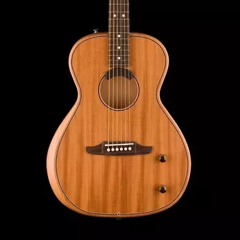 Акустическая гитара Fender Highway Series Parlor All-Mahogany Acoustic Guitar With Case