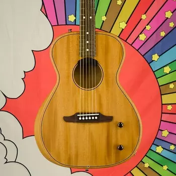 Акустическая гитара Fender Highway Series Parlor, Rosewood Fingerboard, All-Mahogany